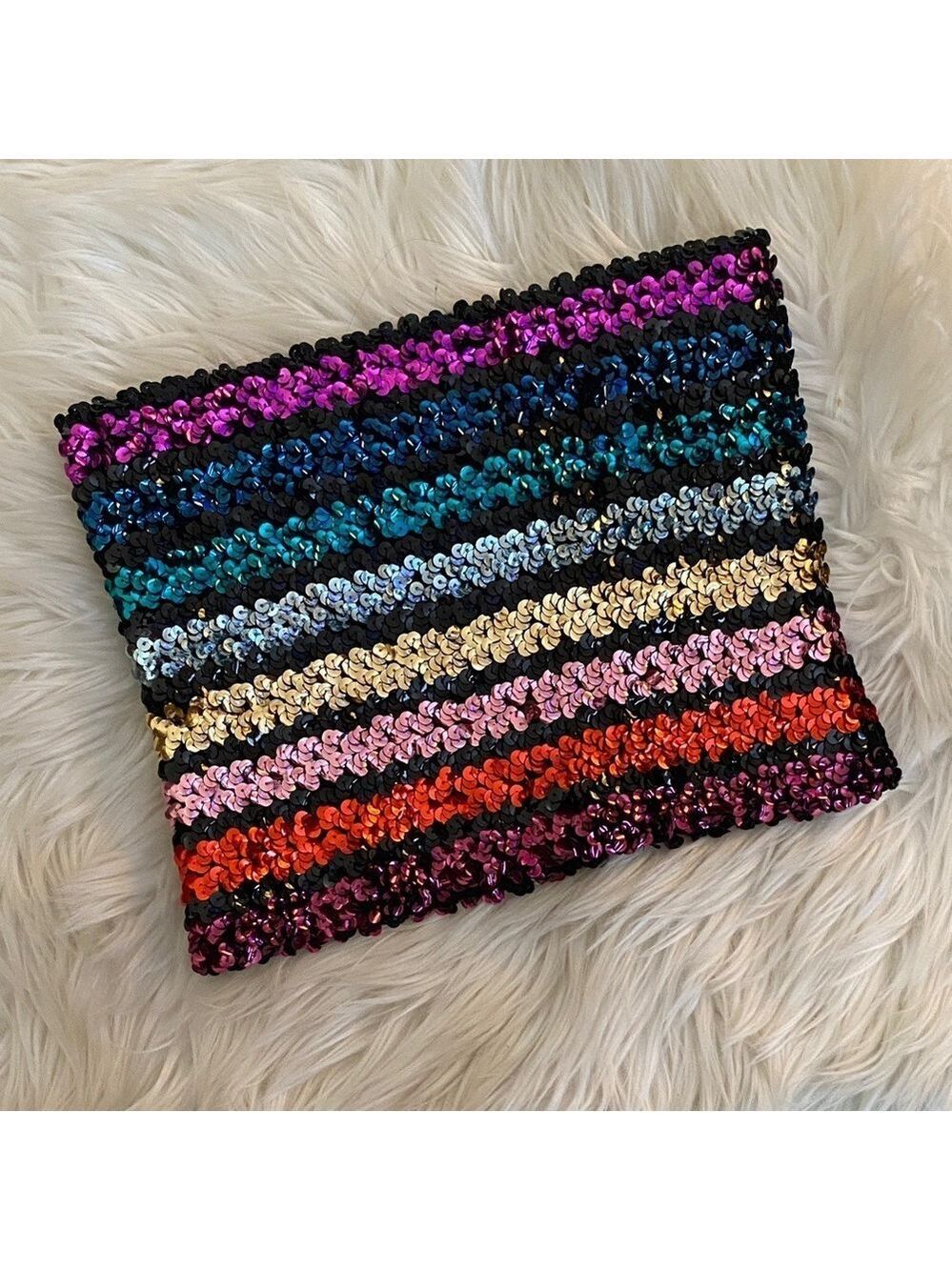 90’s vintage sequins tube top